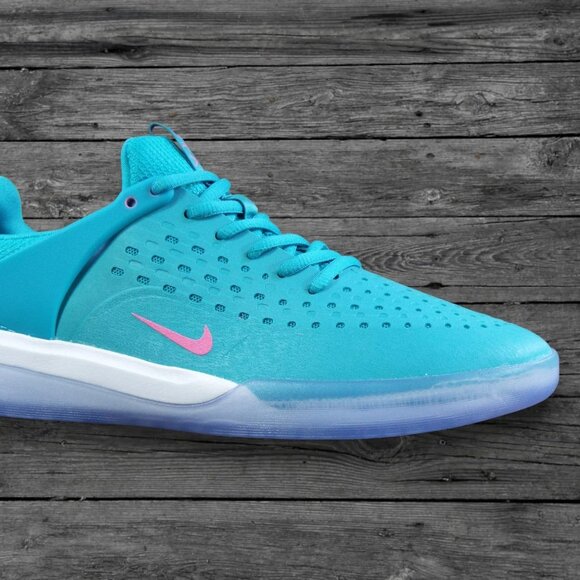 Nike SB Zoom Nyjah 3 Shoes - Dusty Cactus/White/Pinksicle (BRAND NEW) - Picture 3 of 4